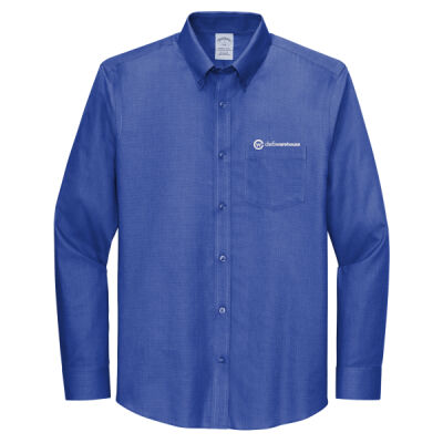 TCW - Brook's Brother Tall Wrinkle Free Stretch Nailhead Shirt Thumbnail