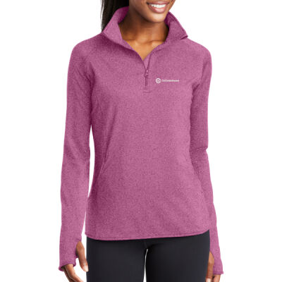 TCW - Sport-Tek Ladies Sport Wick ® Stretch 1/4 Zip Pullover Thumbnail