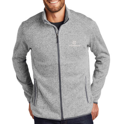   - Port Authority Sweater Fleece Jacket Thumbnail