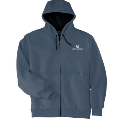 Corner Stone Heavyweight Full Zip Hooded Sweatshirt with Thermal Lining Thumbnail